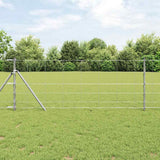 Vidaxl weidehekwerk zilver 100 x 0,8 m gegalvaniseerd staal