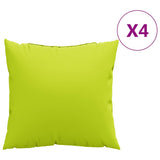 Vidaxl bankkussens 4 stuks felgroen 60x60 cm stof