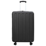 Vidaxl koffer met slot zwart 50 x 30 x 76 cm abs kunststof