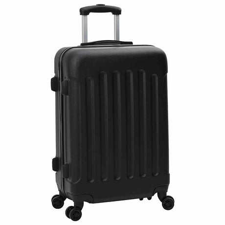 Vidaxl koffer met slot 3 pcs zwart 50 x 31 x 78 cm abs kunststof