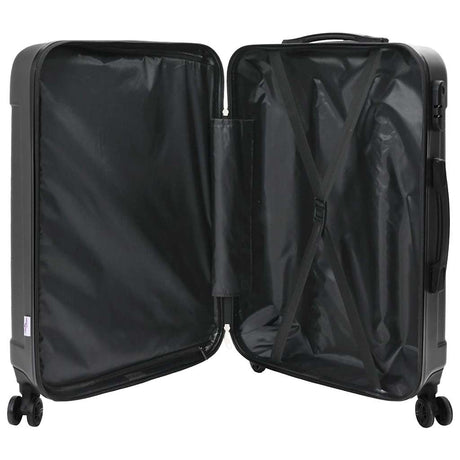 Vidaxl koffer met slot 3 pcs donkergrijs 50 x 31 x 78 cm abs kunststof