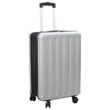Vidaxl koffer met slot zilver 43 x 27 x 66 cm abs kunststof