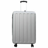 Vidaxl koffer met slot zilver 50 x 30 x 76 cm abs kunststof