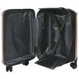 Vidaxl koffer met slot roségoud 43 x 27 x 66 cm abs kunststof