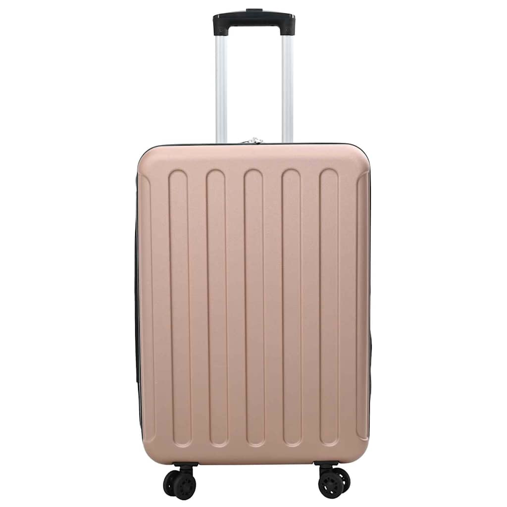 Vidaxl koffer met slot roségoud 43 x 27 x 66 cm abs kunststof