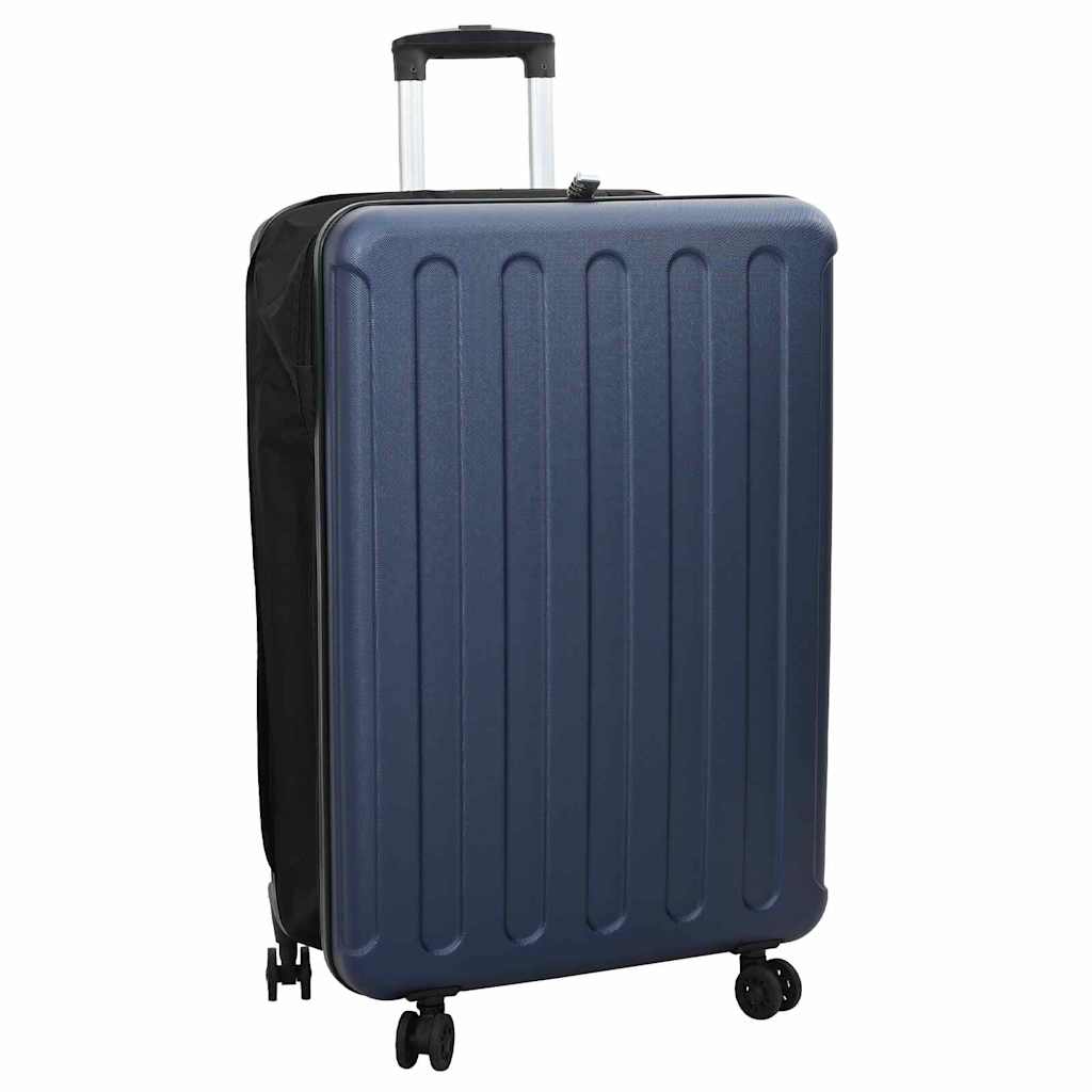 Vidaxl koffer met slot donkerblauw 50 x 30 x 76 cm abs kunststof