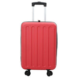 Vidaxl koffer met slot rood 43 x 27 x 66 cm abs kunststof