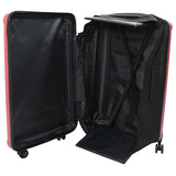 Vidaxl koffer met slot rood 50 x 30 x 76 cm abs kunststof