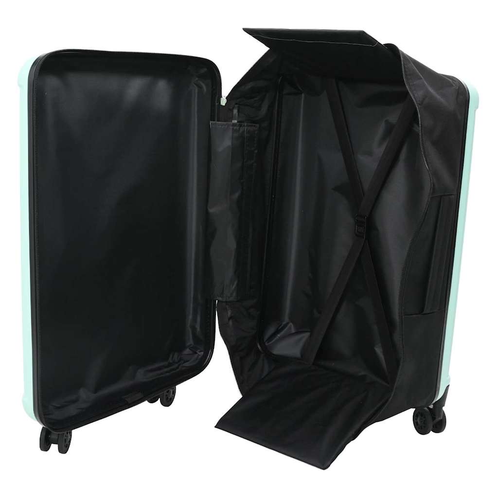 Vidaxl koffer met slot mintgroen 34 x 23 x 55.5 cm abs kunststof