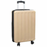 Vidaxl koffer met slot champagne 43 x 27 x 66 cm abs kunststof