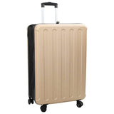 Vidaxl koffer met slot champagne 50 x 30 x 76 cm abs kunststof