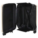 Vidaxl koffer met slot champagne 50 x 30 x 76 cm abs kunststof
