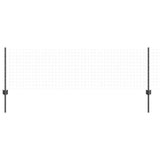 Vidaxl afrasteringspaal 11 pcs grijs 60 cm staal