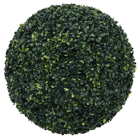 Vidaxl kunstbuxusballen met led-verlichting 2 st 52 cm groen