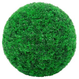 Vidaxl kunstbuxusballen met led-verlichting 2 st 27 cm groen