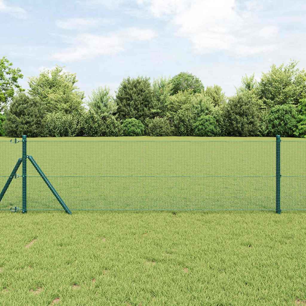 Vidaxl gelaste draadhek groen 0.4 x 100 m