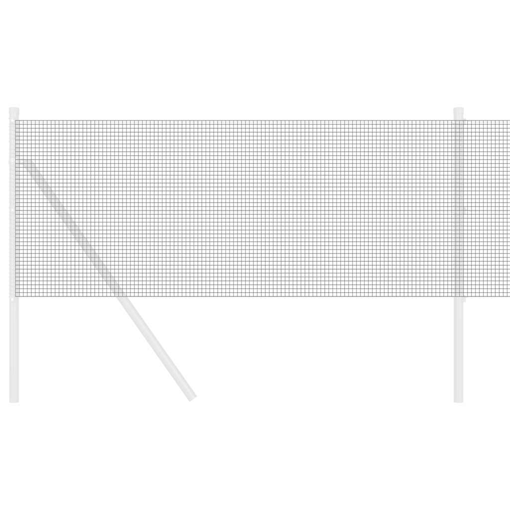 Vidaxl gelaste draadhek grijs 0.6 x 10 m
