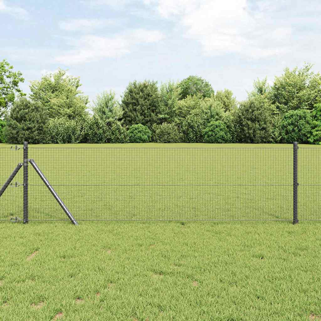 Vidaxl gelaste draadhek grijs 0.4 x 50 m