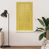 Vidaxl rolgordijn met gordijnen geel 90 x 160 cm bamboe