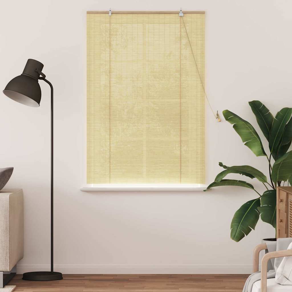 Vidaxl rolgordijn met gordijnen natuur 100 x 160 cm bamboe