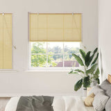 Vidaxl rolgordijn met gordijnen natuur 140 x 160 cm bamboe