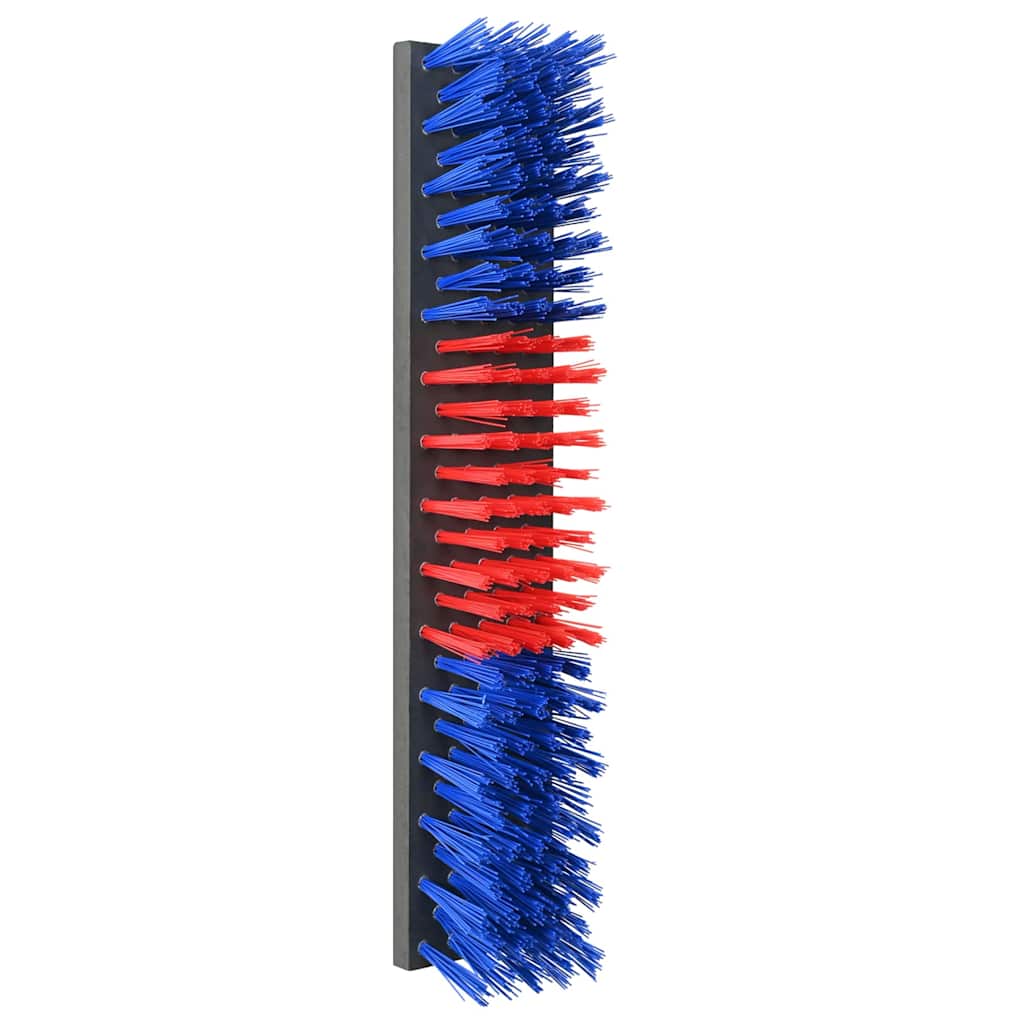Vidaxl vee borstels rood en blauw 50 x 10 x 6.5 cm kunststof en staal