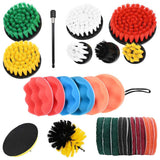 Vidaxl auto borstelset multikleur poly rattan