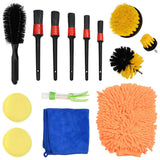 Vidaxl auto borstelset multikleur poly rattan