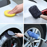 Vidaxl auto borstelset multikleur poly rattan