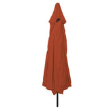 Vidaxl tuinparasol terracotta 395 x 395 x 245 cm polyester en staal