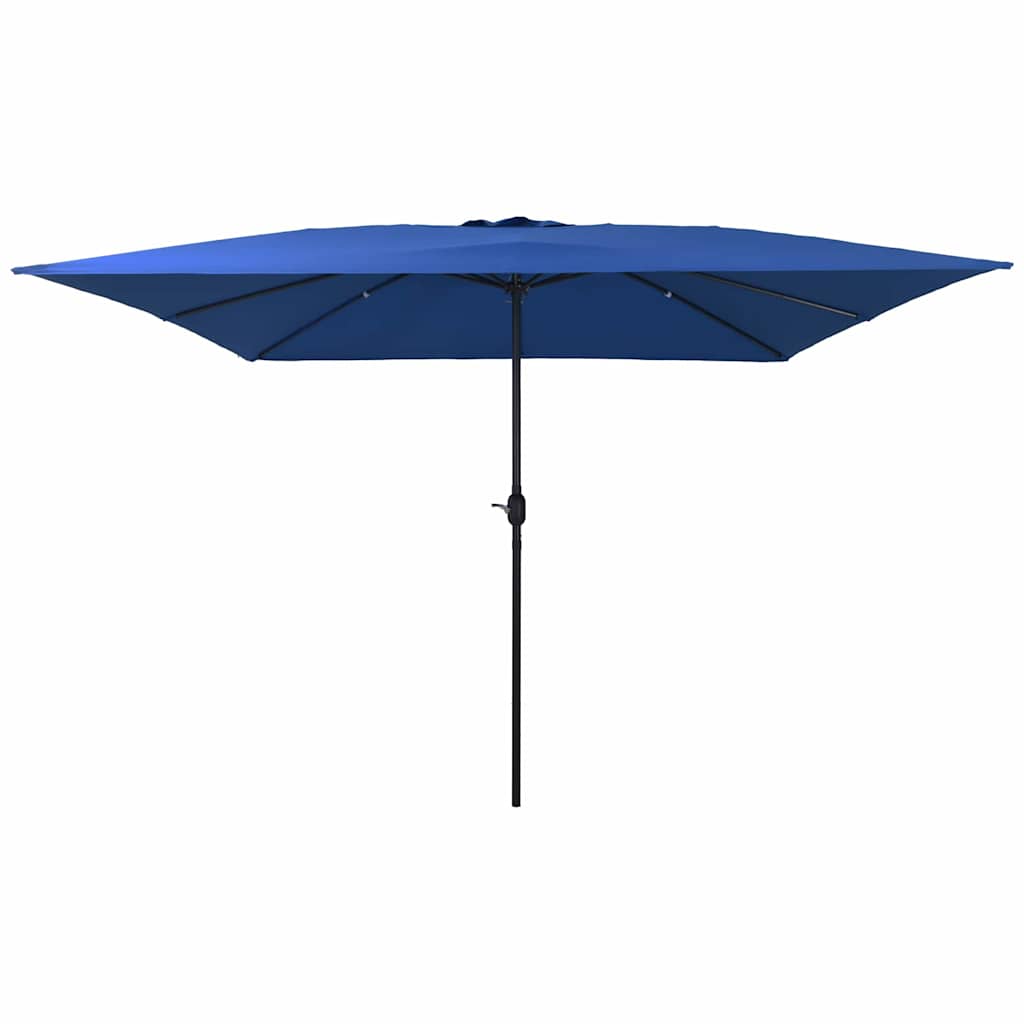 Vidaxl tuinparasol azurblauw 295 x 295 x 245 cm polyester en staal