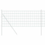 Vidaxl euro hek groen 0,8 x 25 m pvc-gecoat ijzer