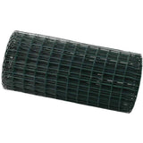 Vidaxl euro hek groen 0,6 x 50 m pvc-gecoat ijzer