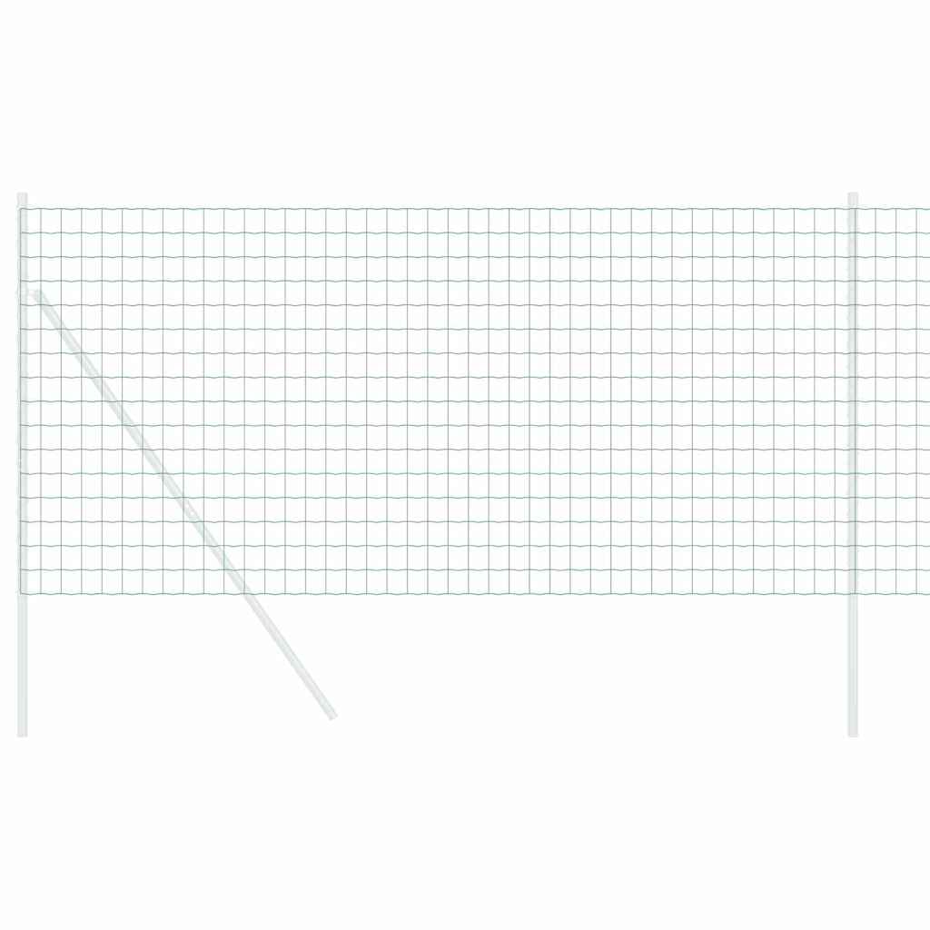 Vidaxl euro hek groen 0,6 x 50 m pvc-gecoat ijzer
