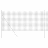 Vidaxl euro hek grijs 1 x 10 m pvc-gecoat ijzer