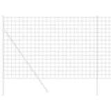 Vidaxl euro hek grijs 1,6 x 10 m pvc-gecoat ijzer