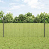 Vidaxl afrasteringspaal 22 pcs grijs 200 cm staal
