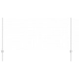 Vidaxl afrasteringspaal 22 pcs zilver 160 cm staal