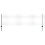 Vidaxl hek met paal groen 0,8 x 10 m staal