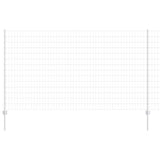 Vidaxl hek met paal zilver 1,4 x 10 m staal