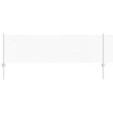 Vidaxl hek met paal zilver 0,6 x 10 m staal