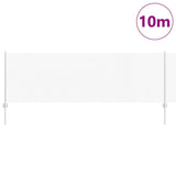 Vidaxl hek met paal zilver 0,8 x 10 m staal
