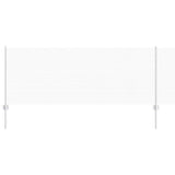 Vidaxl hek met paal zilver 0,8 x 10 m staal