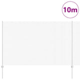 Vidaxl hek met paal zilver 1,5 x 10 m staal
