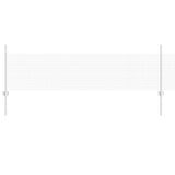 Vidaxl hek met paal zilver 0,5 x 50 m staal
