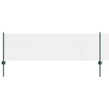 Vidaxl hek met paal groen 0,6 x 10 m staal en pvc
