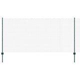 Vidaxl hek met paal groen 1,2 x 10 m staal en pvc