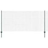 Vidaxl hek met paal groen 1,2 x 25 m staal en pvc