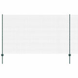 Vidaxl hek met paal groen 1,4 x 25 m staal en pvc