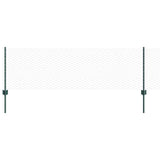 Vidaxl hek met paal groen 0,6 x 10 m staal en pvc